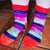 Stino-Socken mit Shadow-Wrap-Ferse und Bandspitze inklusive Sockentabelle