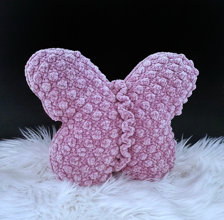 Crochet Pattern Butterfly Pillow