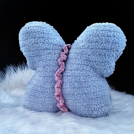 Crochet Pattern Butterfly Pillow