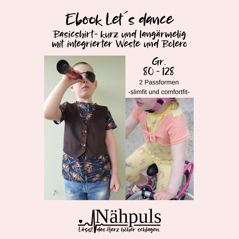 Anleitung Kindershirts Let`s dance