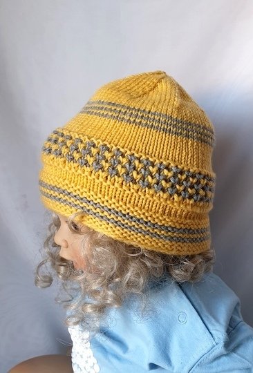 Strickanleitung Babyset Mütze und Booties, ca. 8 - 12 Monate unisex  #294