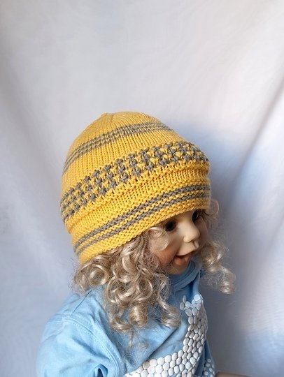 Strickanleitung Babyset Mütze und Booties, ca. 8 - 12 Monate unisex  #294