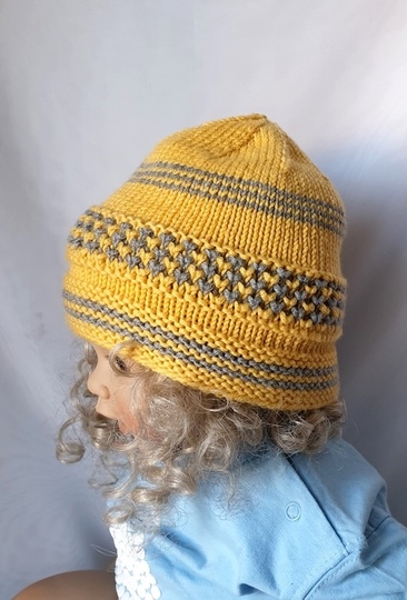 Strickanleitung Babyset Mütze und Booties, ca. 8 - 12 Monate unisex