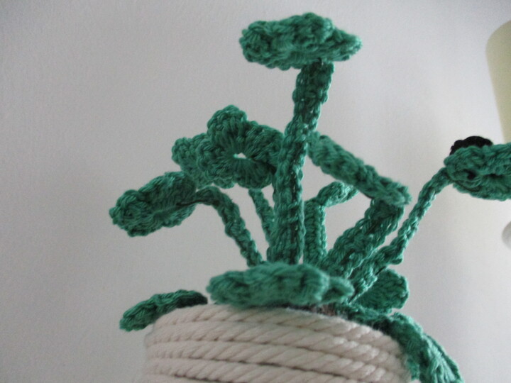 Häkelanleitung Glücksklee im Topf