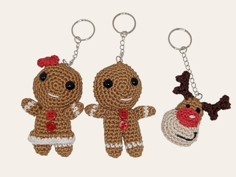 Anleitung Weihnachtliche Schlüsselanhänger