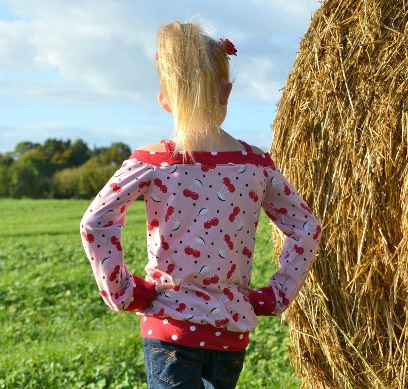 Anleitung Sporty Off-Shoulder Girl Gr. 98 - 164 - Bild 14