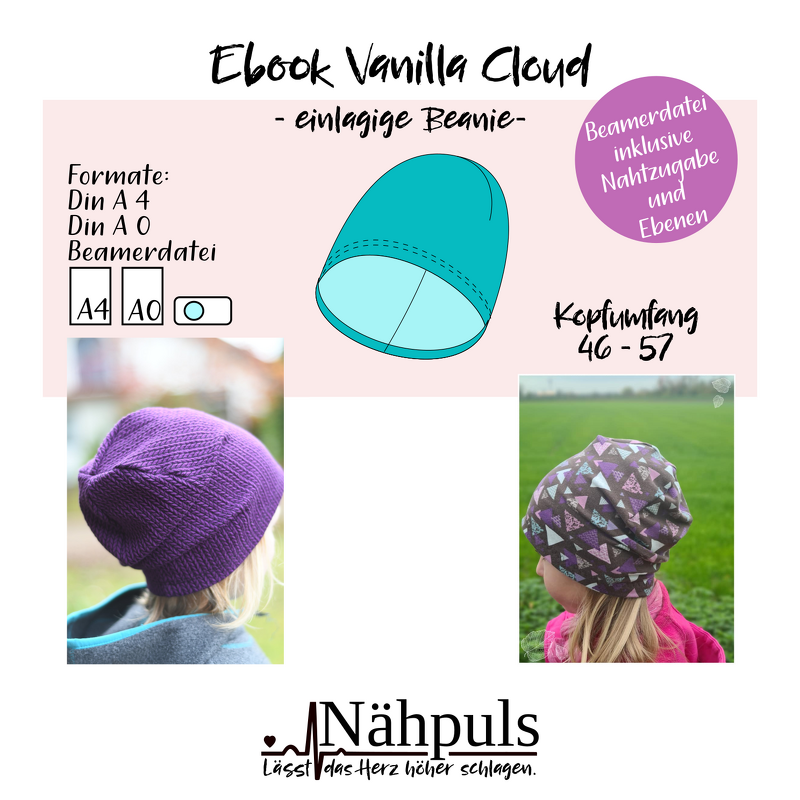 Anleitung Beanie Vanilla Cloud