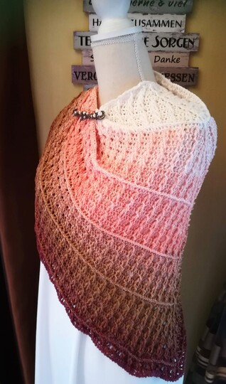 "Kasungi" - flaches Dreieckstuch - Häkelanleitung