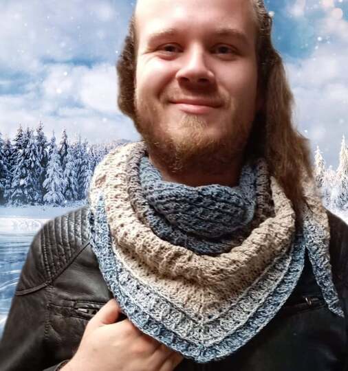 "Kasungi" - flaches Dreieckstuch - Häkelanleitung