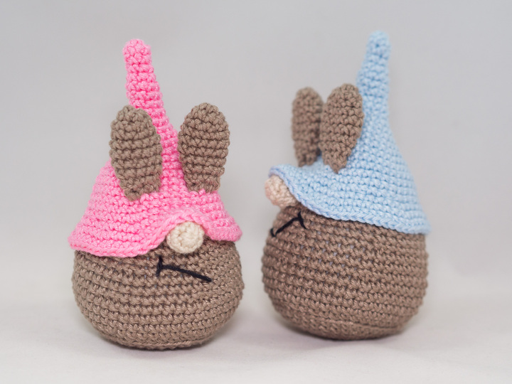 Mini-Hasenwichtel, Amigurumi, Häkelanleitung