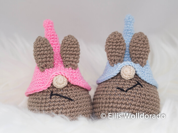 Mini-Hasenwichtel, Amigurumi, Häkelanleitung