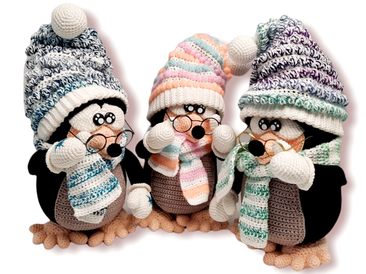 Crochet Pattern " Bodo Buddel" The little mole *Winter Edition*