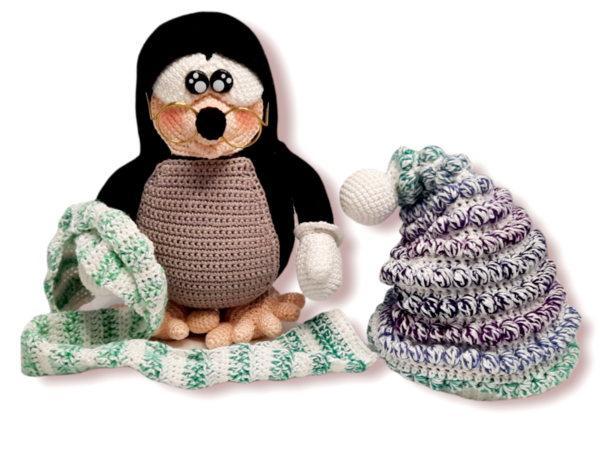 Crochet Pattern " Bodo Buddel" The little mole *Winter Edition*