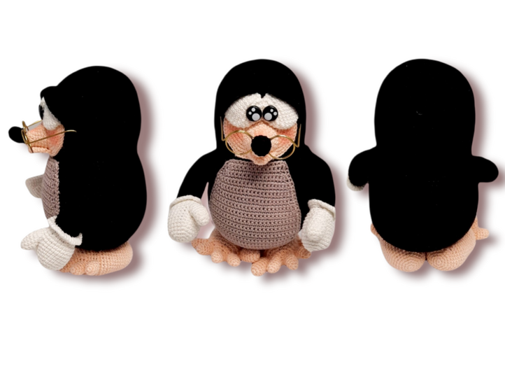Crochet Pattern " Bodo Buddel" The little mole *Winter Edition*