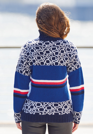 Strickanleitung: Rolli mit gelungenem Patchwork-Charakter