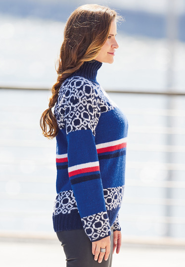 Strickanleitung: Rolli mit gelungenem Patchwork-Charakter