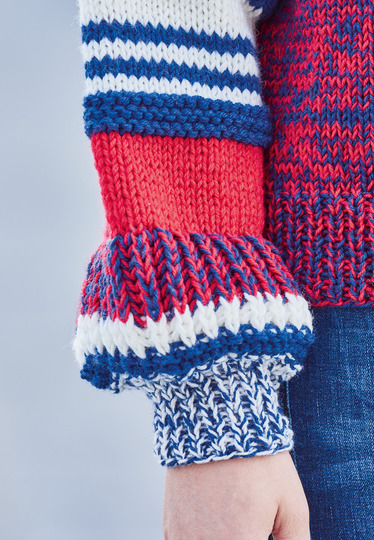 Strickanleitung: So lässig! Cooler Pulli mit zartem Loop