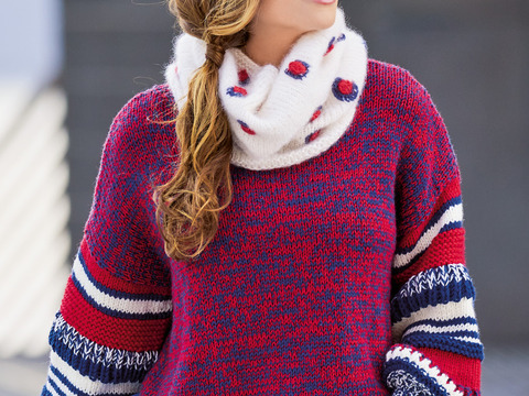 Strickanleitung: So lässig! Cooler Pulli mit zartem Loop