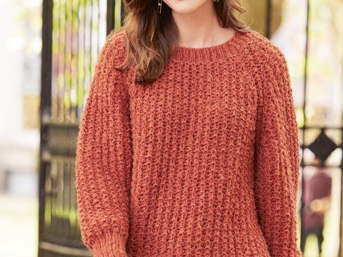 Strickanleitung: Voluminöser Patentpulli mit Wohlfühlfaktor