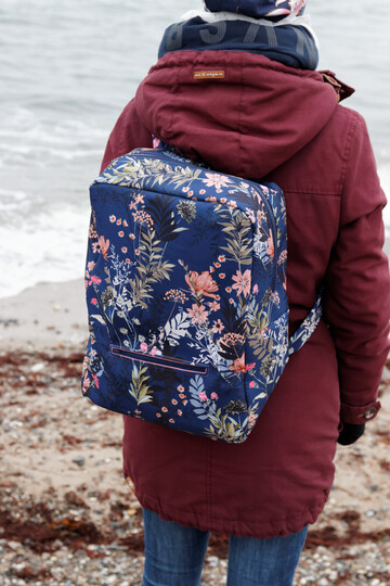 Rucksacktasche – Handtasche & Rucksack in einem – Anleitung & Schnittmuster
