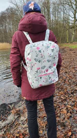 Rucksacktasche – Handtasche & Rucksack in einem – Anleitung & Schnittmuster