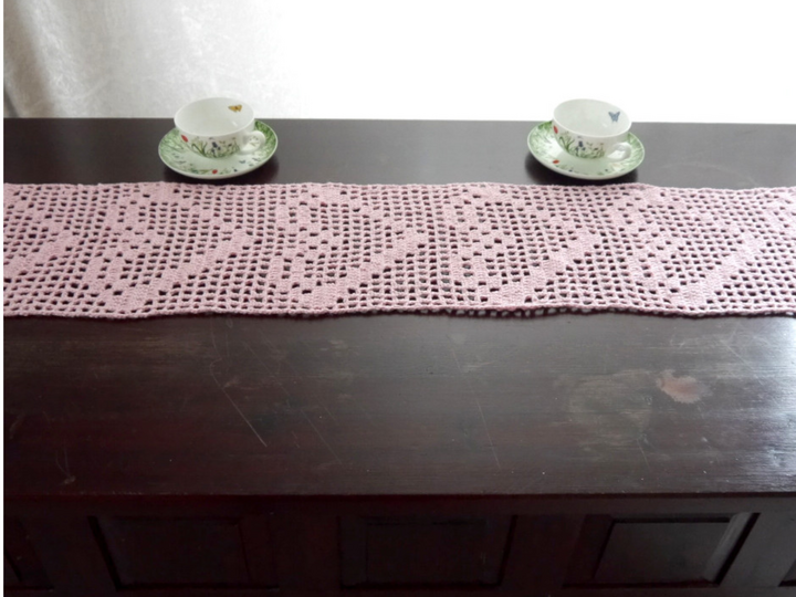 Häkelanleitung Tischband Kokorone - zwei Versionen