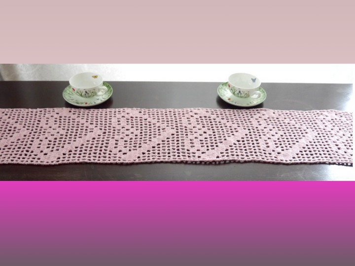 Häkelanleitung Tischband Kokorone - zwei Versionen