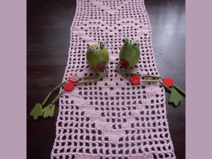 Häkelanleitung Tischband Kokorone - zwei Versionen