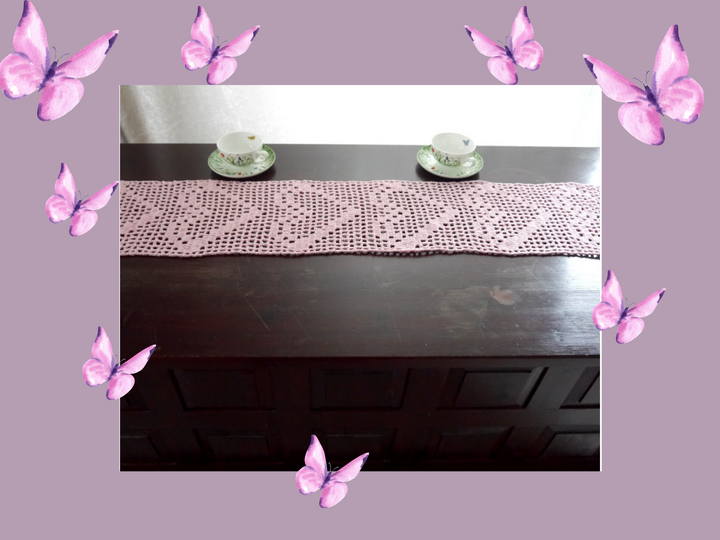 Häkelanleitung Tischband Kokorone - zwei Versionen