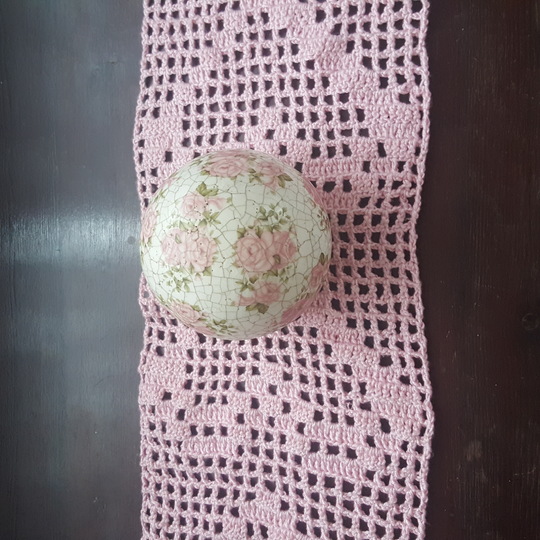 Häkelanleitung Tischband Kokorone - zwei Versionen