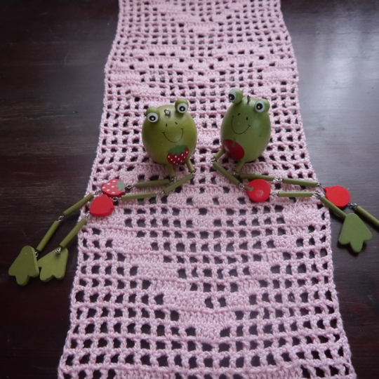 Häkelanleitung Tischband Kokorone - zwei Versionen