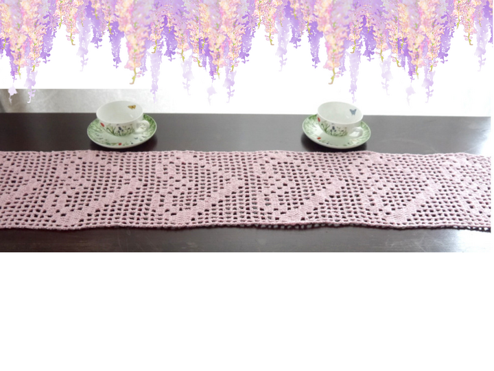 Häkelanleitung Tischband Kokorone - zwei Versionen