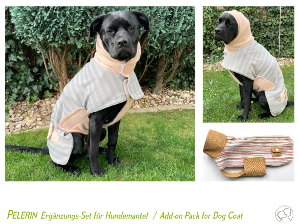 Dog Coat Pelerin Sewing Patterns, Dog Rain Coat Sewing Pattern