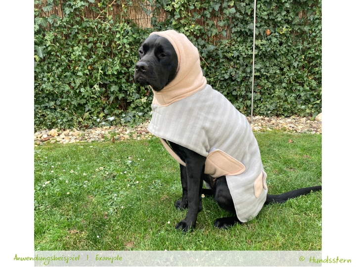 Ergänzungs-Set für Hundemantel PELERIN. Nähanleitung+Schnitt