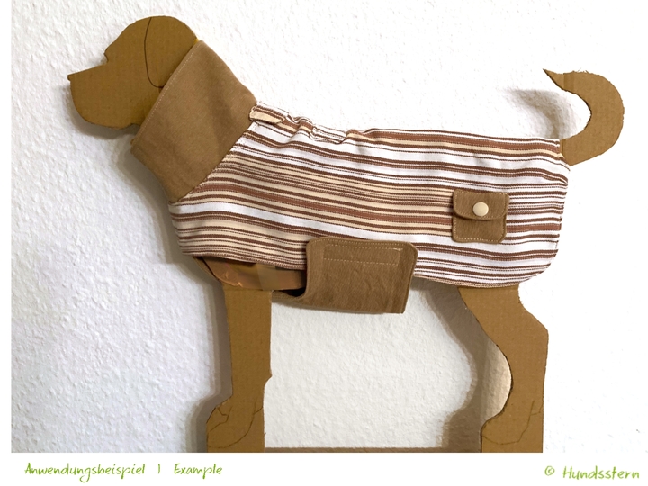 Ergänzungs-Set für Hundemantel PELERIN. Nähanleitung+Schnitt