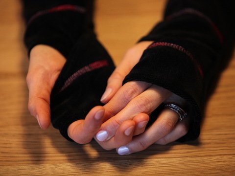 Anleitung Pulswärmer mit Schnitt für Anfänger