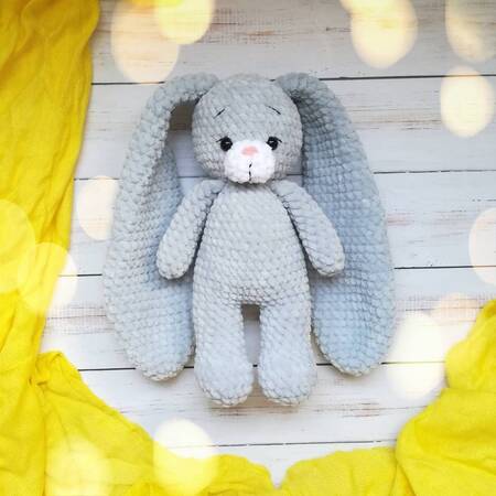 Crochet pattern Olin the plush bunny amigurumi