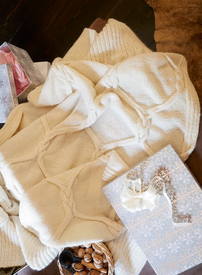 Strickanleitung: Die edle Decke aus reinem Alpakagarn