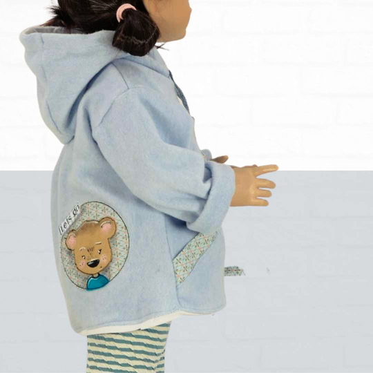 Hoodie Inga und Immo Gr. 62-152 Schnittmuster