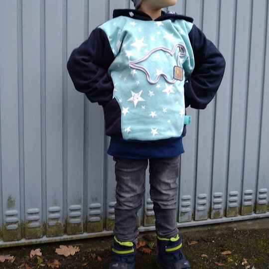 Hoodie Inga und Immo Gr. 62-152 Schnittmuster