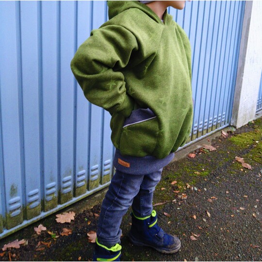Hoodie Inga und Immo Gr. 62-152 Schnittmuster