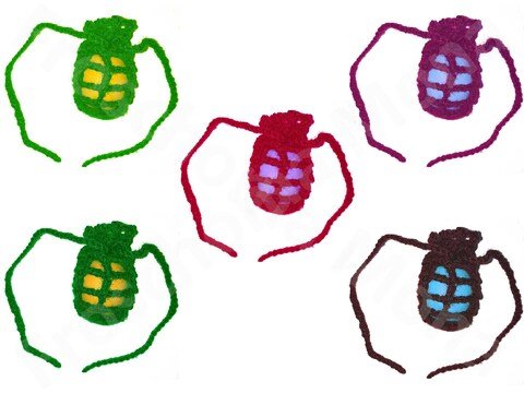 Ostereiernetz „Rucki Zucki Eierschleuder“ Häkelanleitung + Spielanleitungen