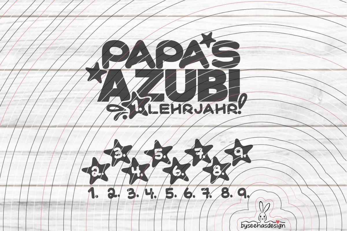 Papas Azubi Plotterdatei SVG DXF - Bild 2