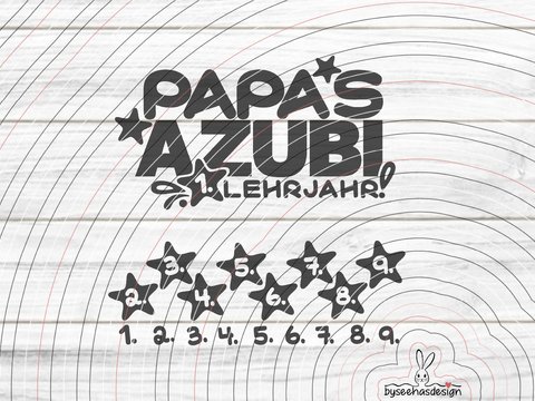 Papas Azubi Plotterdatei SVG DXF