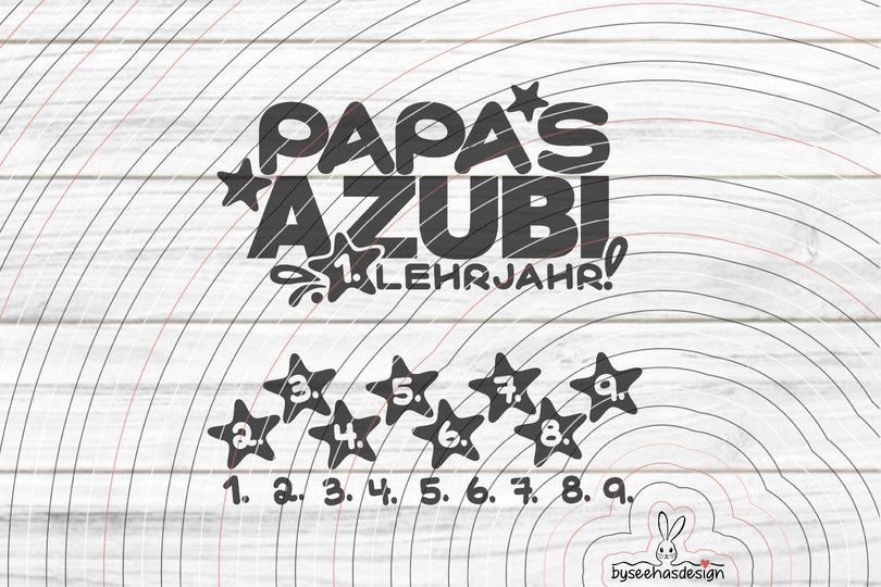 Papas Azubi Plotterdatei SVG DXF