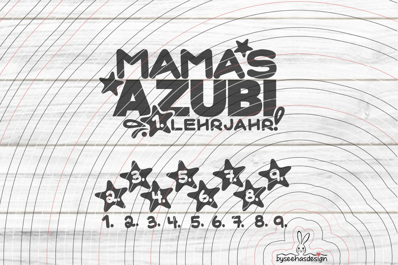Mamas Azubi Plotterdatei SVG DXF