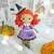 Crochet pattern witch, cute Halloween doll amigurumi