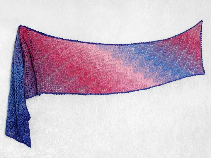 Crochet pattern scarf / wrap Scala