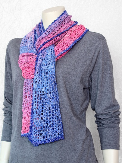 Crochet pattern scarf / wrap Scala