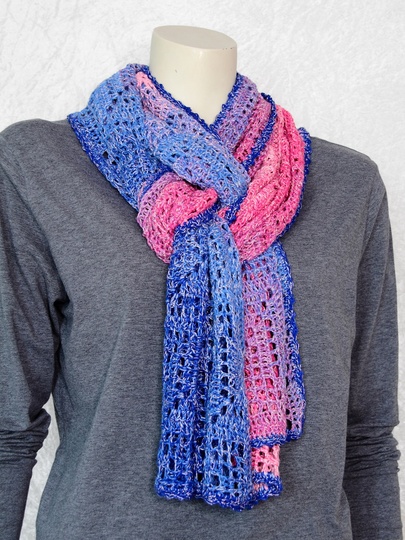 Crochet pattern scarf / wrap Scala